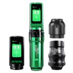 Dragonhawk Fold Pro Yılan Yılı Özel Seri Kablosuz Profesyonel Tattoo Makinesi Kalemi Seti